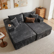 OVIOS 81" Boneless Sofa, Sleeper Couch, No Assembly Required