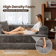 Ovios 80" Convertible Modular Sofa Bed